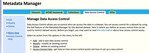 Data access control